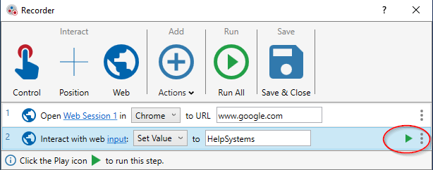 Web Browser Automation Step 7A